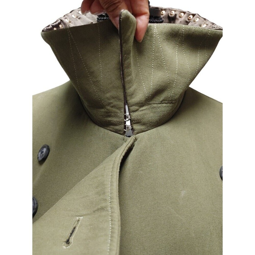 Military Double Breasted Coat by Realzz Official Sz L - Picture 9 of 12